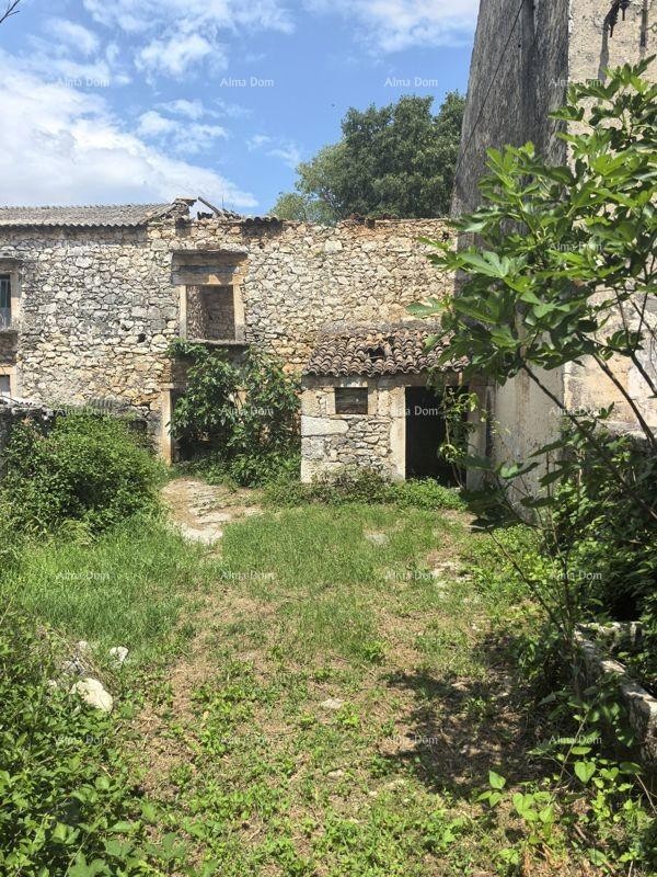 PRODOL, MARČANA – Avtohtona istrska kamnita hiša z dvoriščem za popolno obnovo 4
