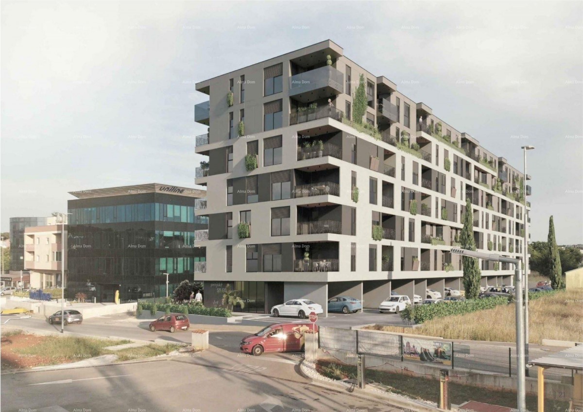 Pula! Višestambena, moderna zgrada s liftom, blizu centra. S43 5