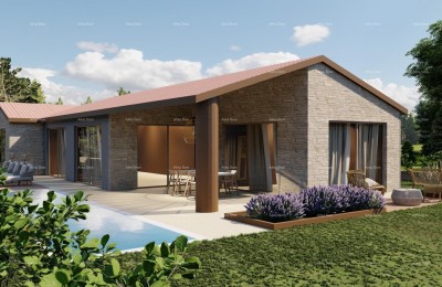 Najbolja ponuda! Prodaja zemljišta s građevinskom dozvolom za izgradnju obiteljske kuće s bazenom, Tinjan!