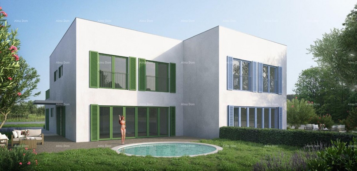 Modern duplex house in new construction – peaceful location near Umag! 1