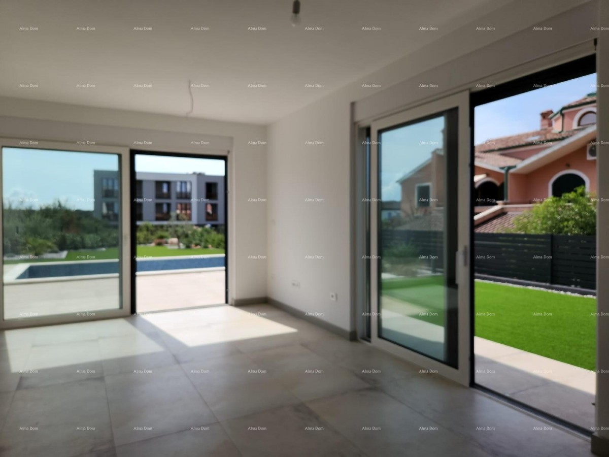 Modern oasis with a pool and private garden in Banjole 10