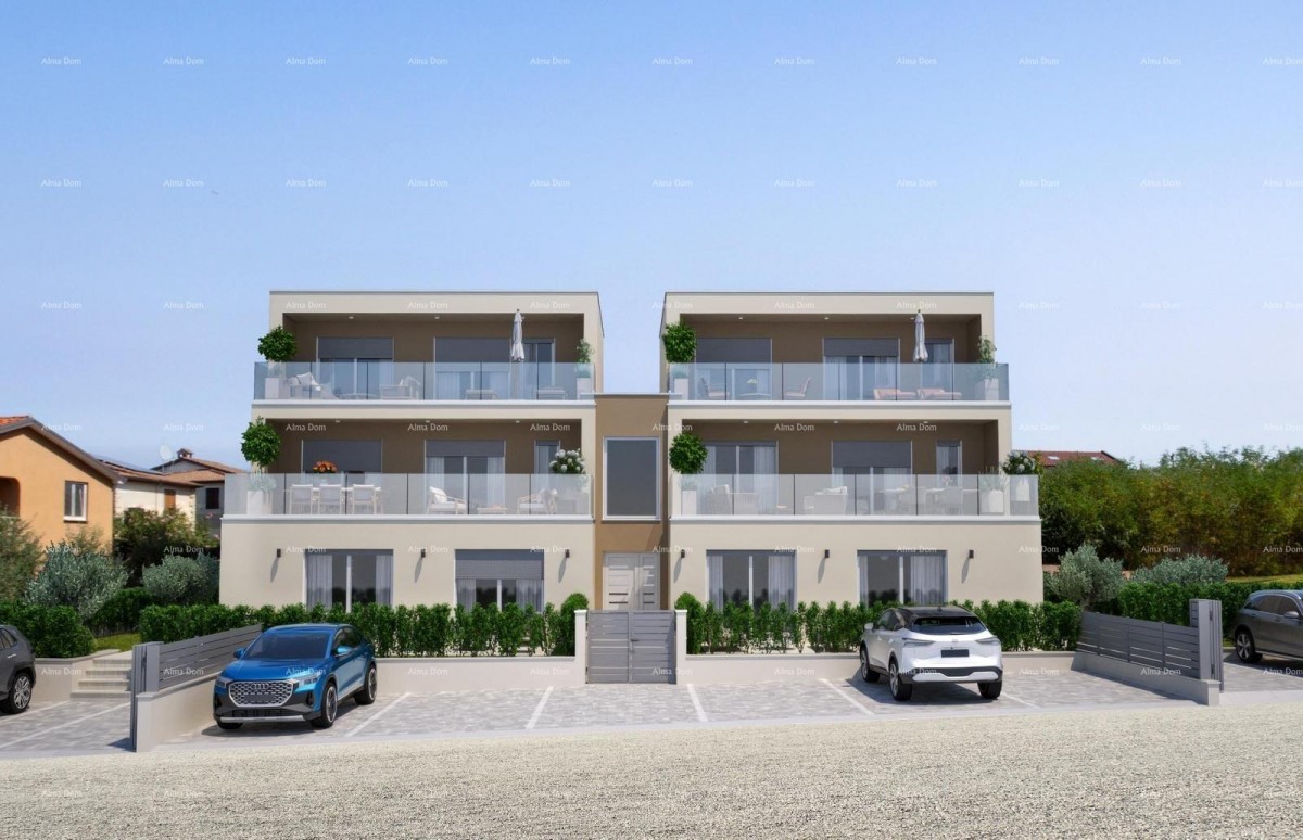 Moderna novogradnja s dva stana in panoramskim pogledom na morje – Žbandaj, Poreč 2