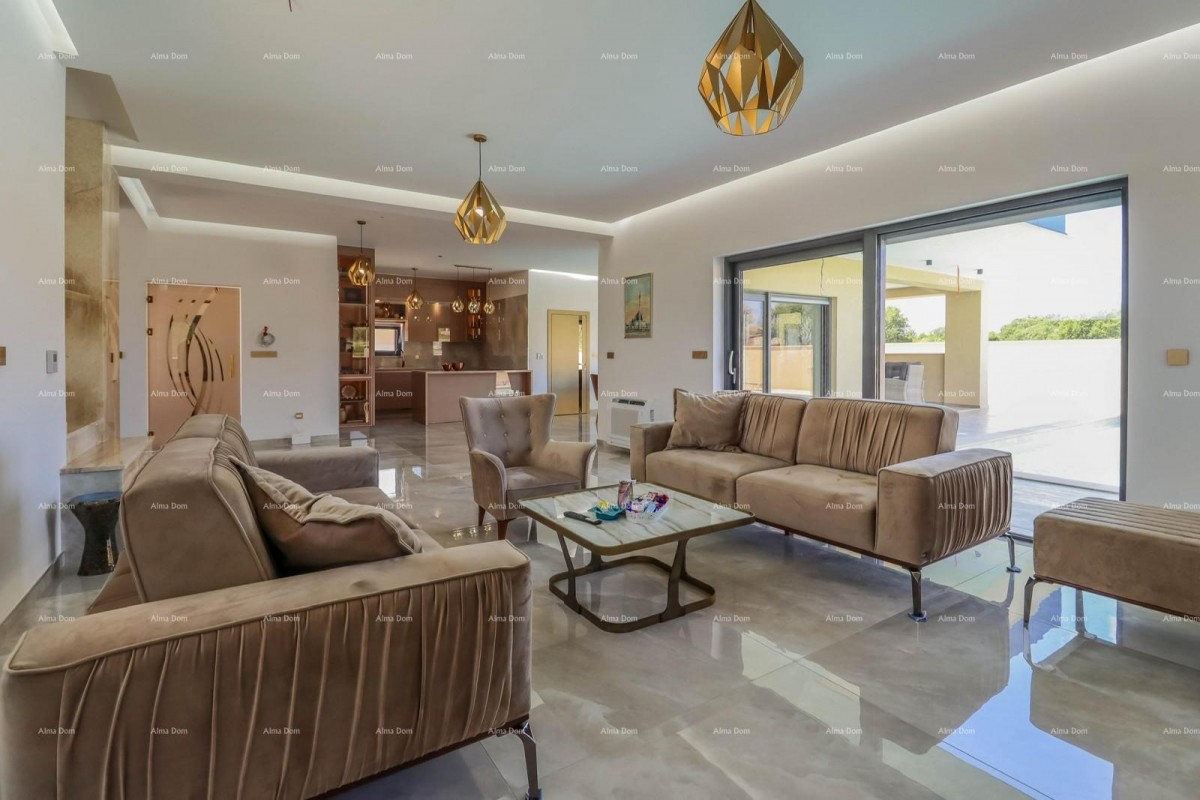 Пула - Лоборика. Новый отдельно стоящий дом с бассейном. 10