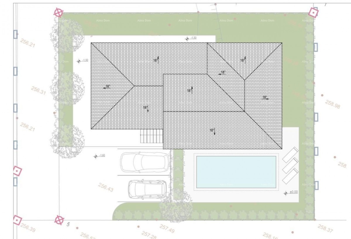 Vendita di terreno edificabile con progetto,BIBIĆI!! 9