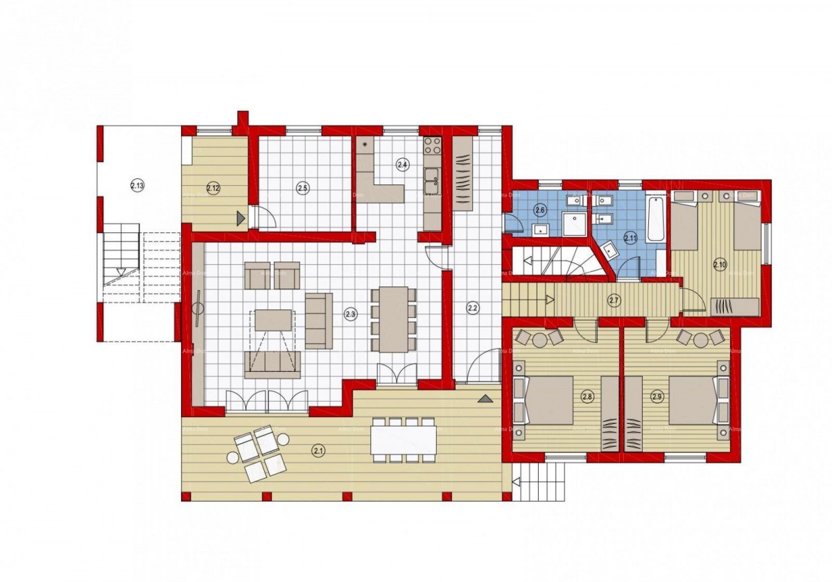 Лижњан – Просторный семейный дом с большим потенциалом 17