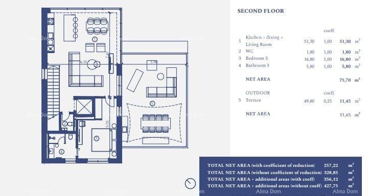 УМАГ, Самостоятельная вилла в роскошном курорте! Вид на море! V 31 19