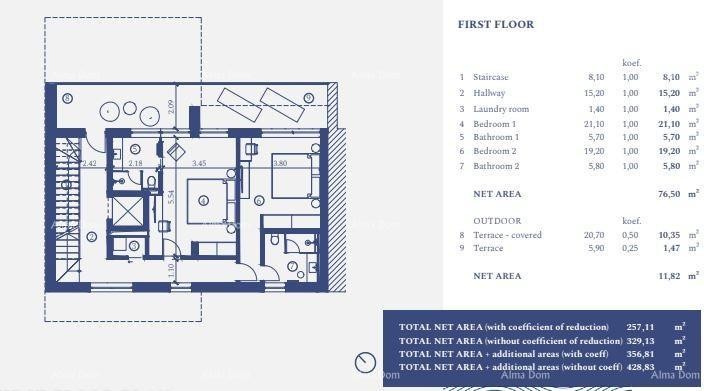UMAG, Villa indipendente in un lussuoso resort! Vista mare! V 32 18
