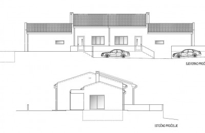 Modern duplex villa with swimming pool for sale, Kožljani, Barban!