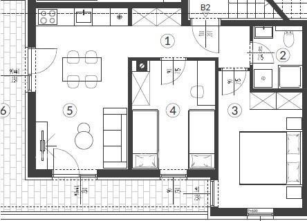 Prodaja stanov v novem projektu, Pula! B2 7
