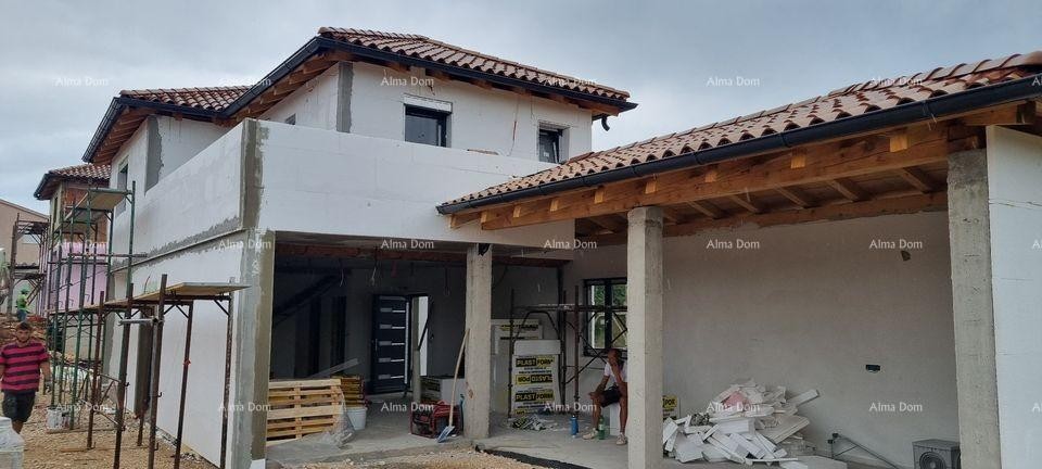 Detached house under construction for sale, Svetvinčenat 4