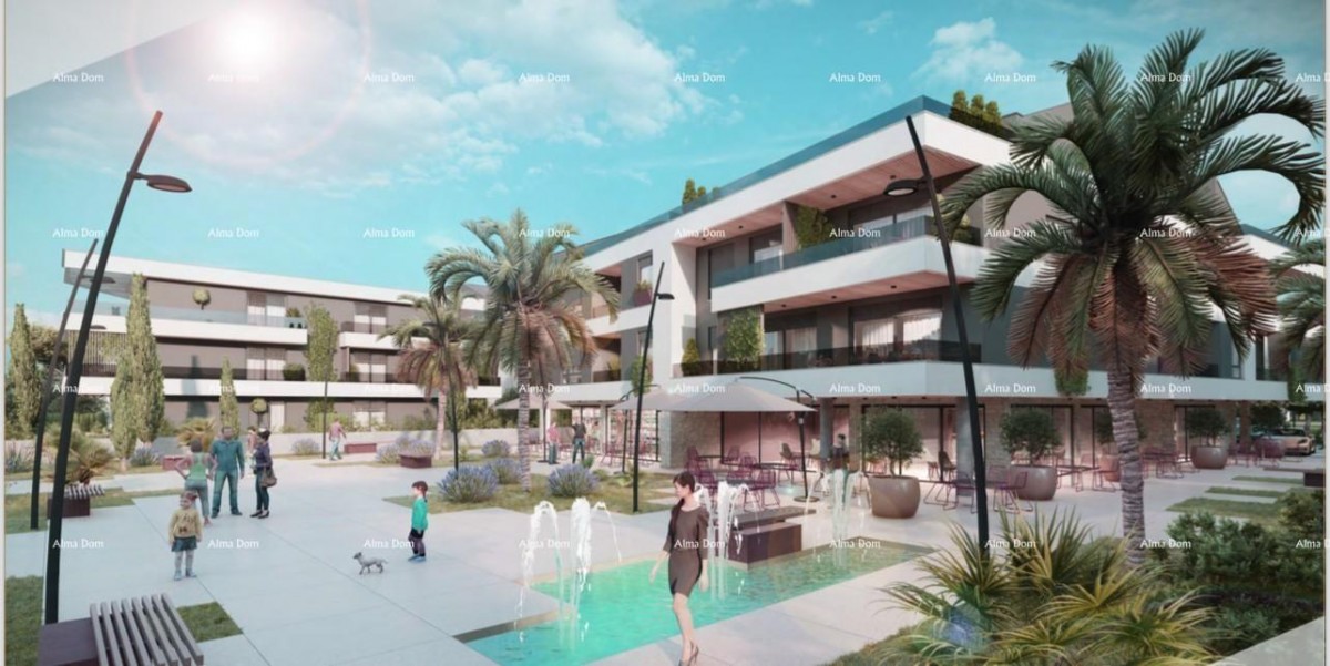 Novo u ponudi! Stan s parkirnim mjestom na top lokaciji- Medulin! 1