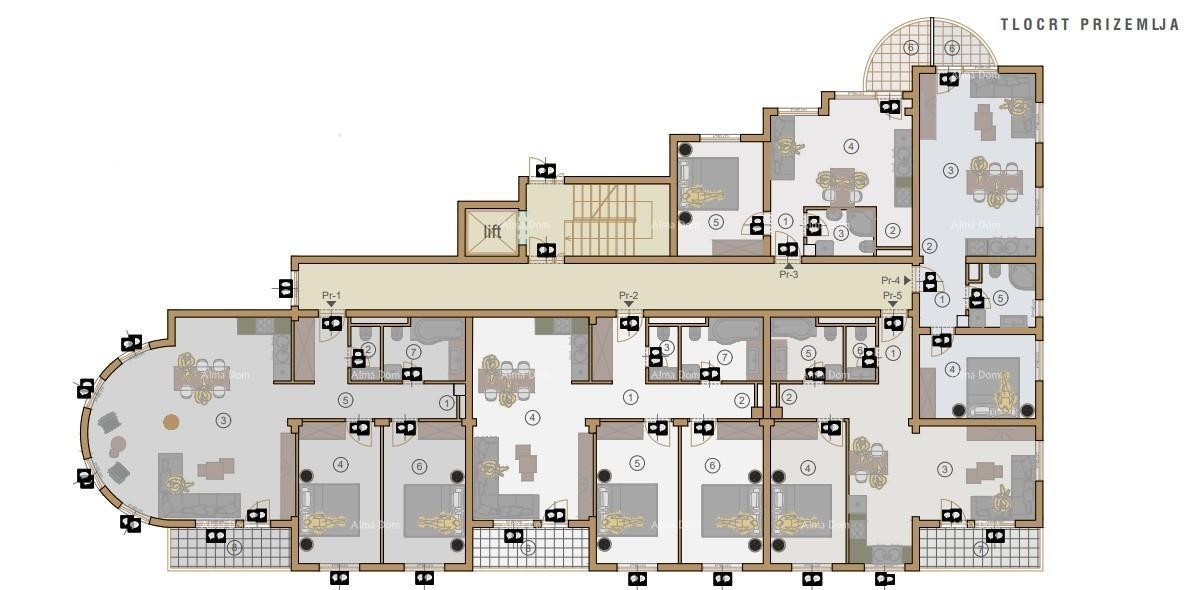 Prodaja stanova u novom projektu, gotov objekt. Pula 9
