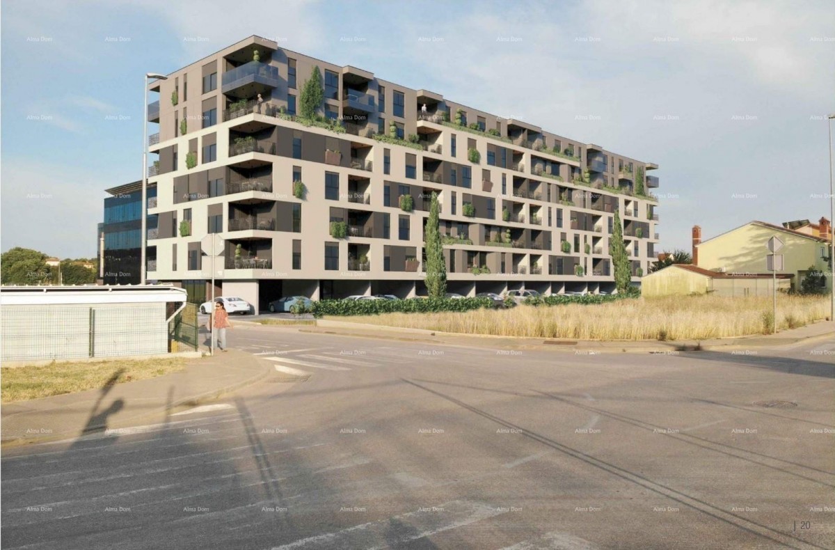Pula! Višestambena, moderna zgrada s liftom, blizu centra. S43 8