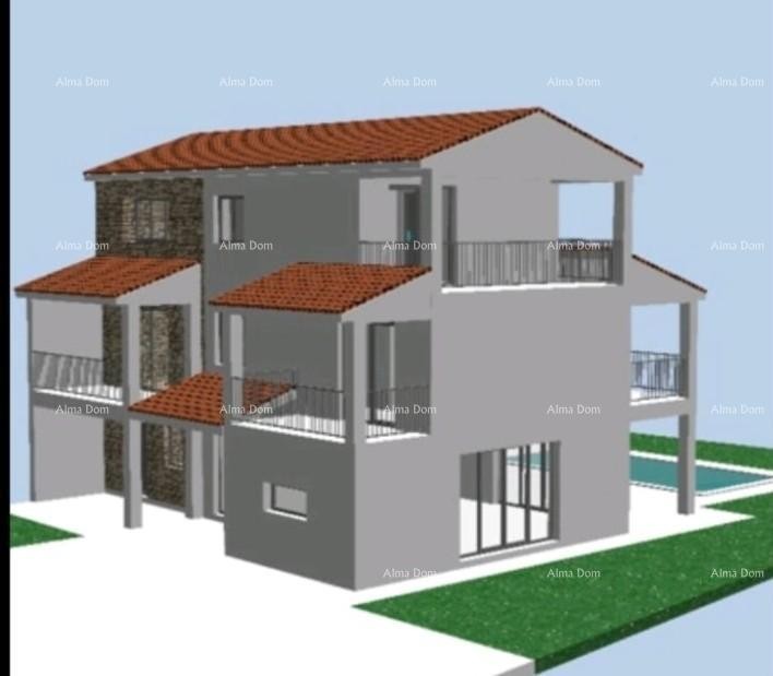 For sale: old stone house with land in Barban, ideal for a vacation home. 15