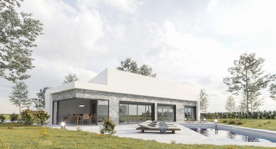 Prodaja građevinske parcele s građevinskom dozvolom za izgradnju moderne obiteljske kuće, blizina Barbana! 1