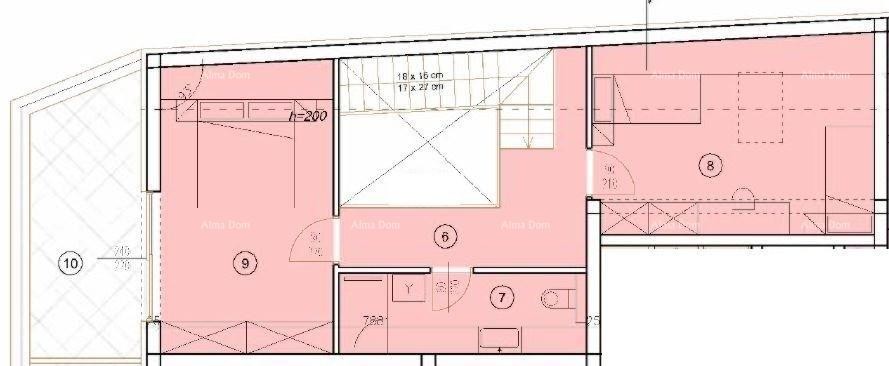 Ново! Продажа квартир в отличном месте в новом жилом комплексе, Медулин! 9