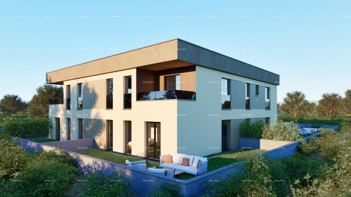Apartment in Ližnjan, 1000 m from the sea, with a terrace and parking space 7