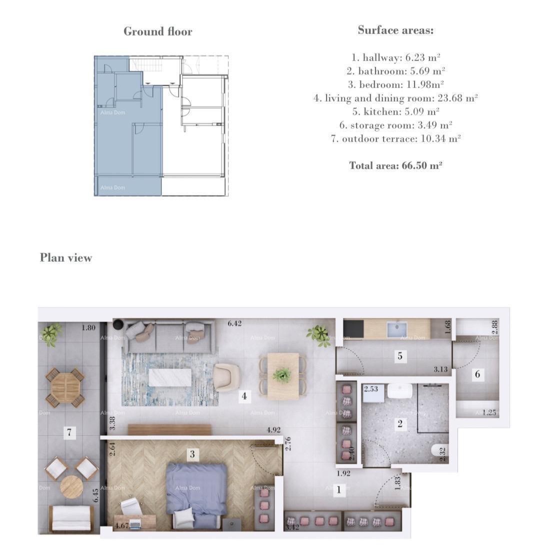 Vendita - Appartamento in costruzione con giardino e posto auto, vicinanza a Rovigno! 4