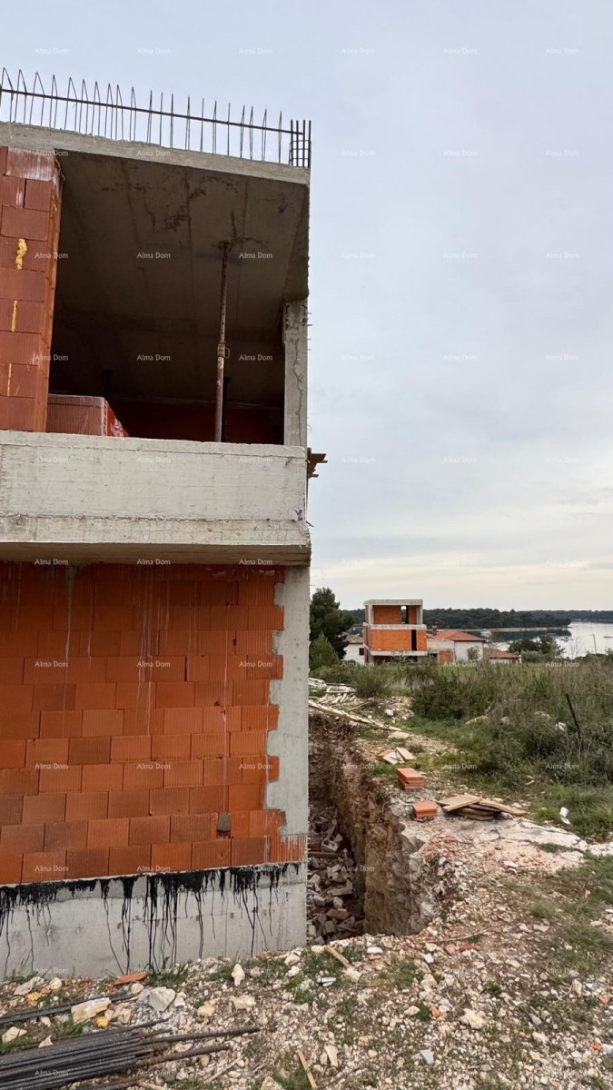 Mukalba, Medulin, Vendita di una casa in fase roh-bau con vista mare 13