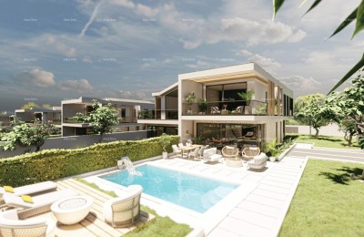 Modern villas for sale in a beautiful residential area, Umag