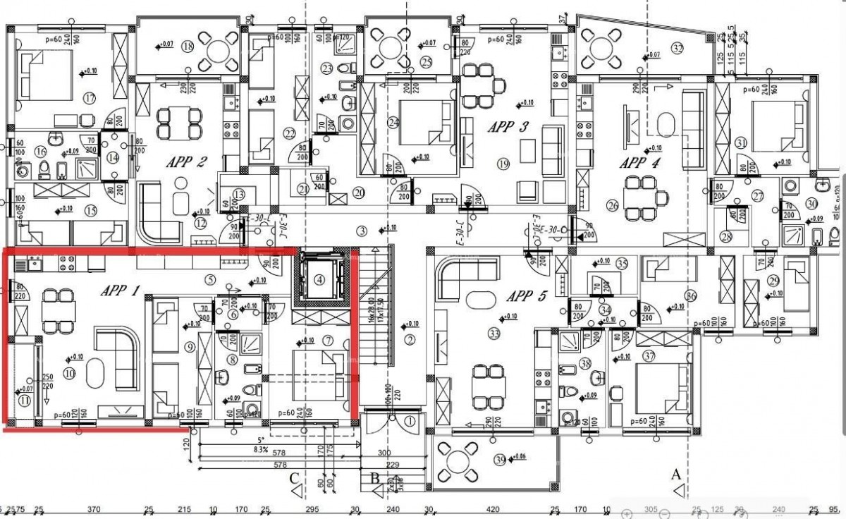 Nuova costruzione! Appartamento con posto auto e cantina, a 400 m dal mare! 5