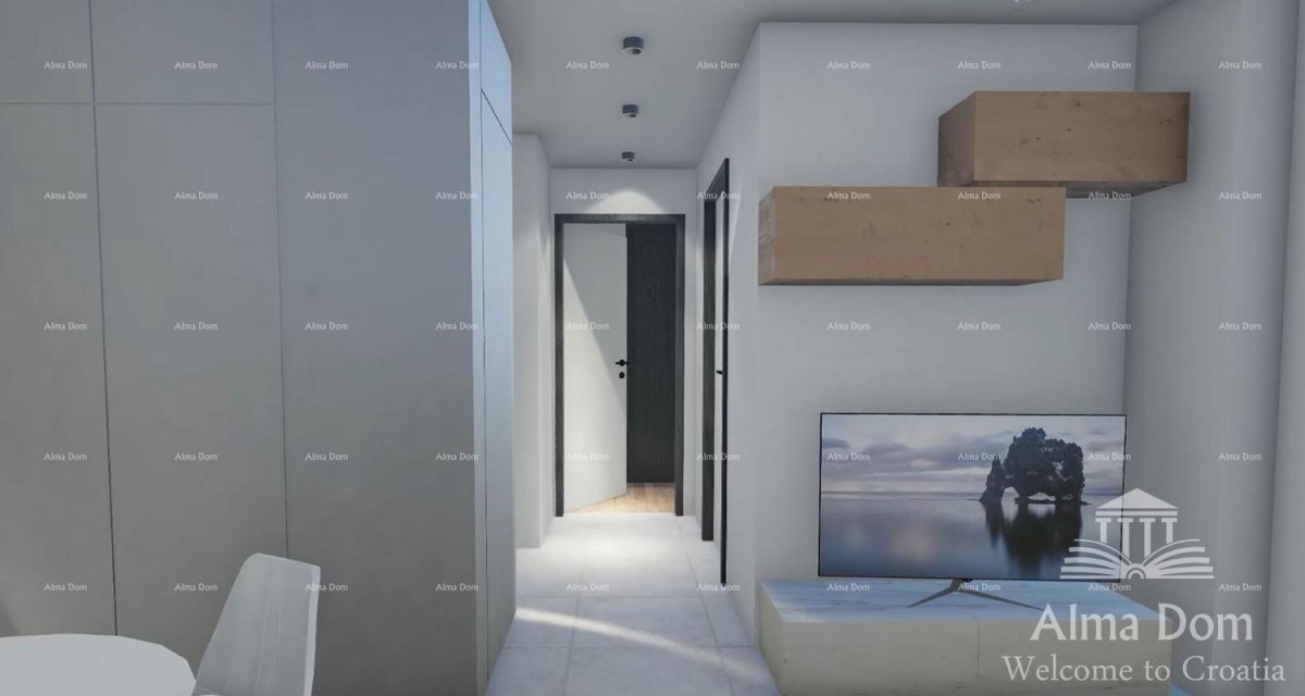 Pula, nov projekt! Večstanovanjska, moderna zgradba z dvigalom, blizu centra. Začeta gradnja v neposredni bližini trgovskega centra City Mall. 6