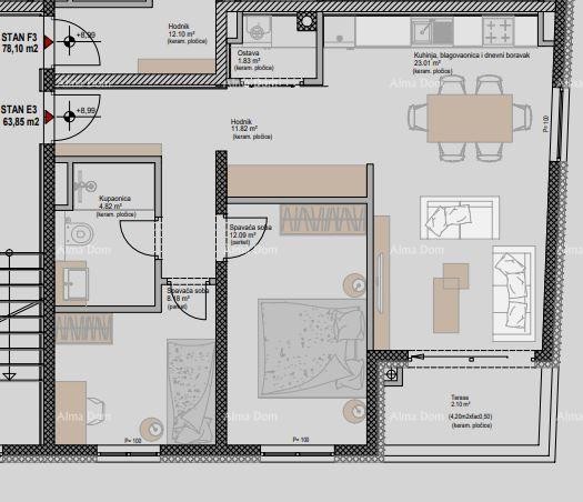 Sale of apartments in modern new construction, in the center, Poreč! 19