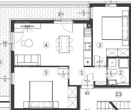 Moderan stan u  novom projektu, Pula! B5 7