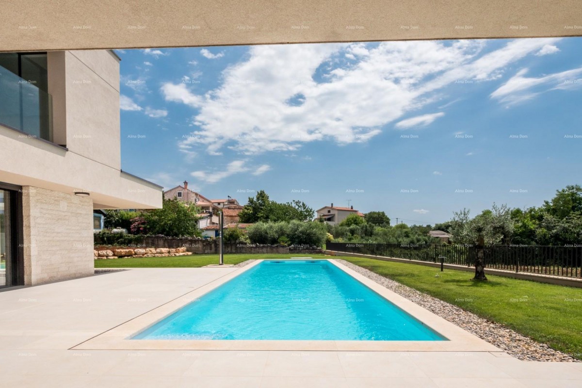 Роскошный семейный дом с бассейном на продажу в Лабинчи, недалеко от Пореча 4