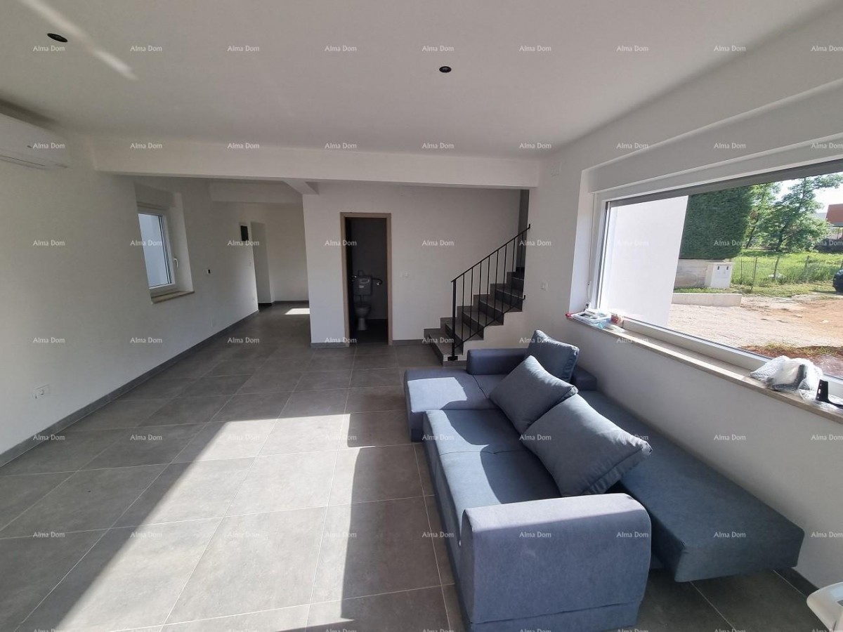 Modern duplex house with a rooftop terrace and panoramic sea view. 12