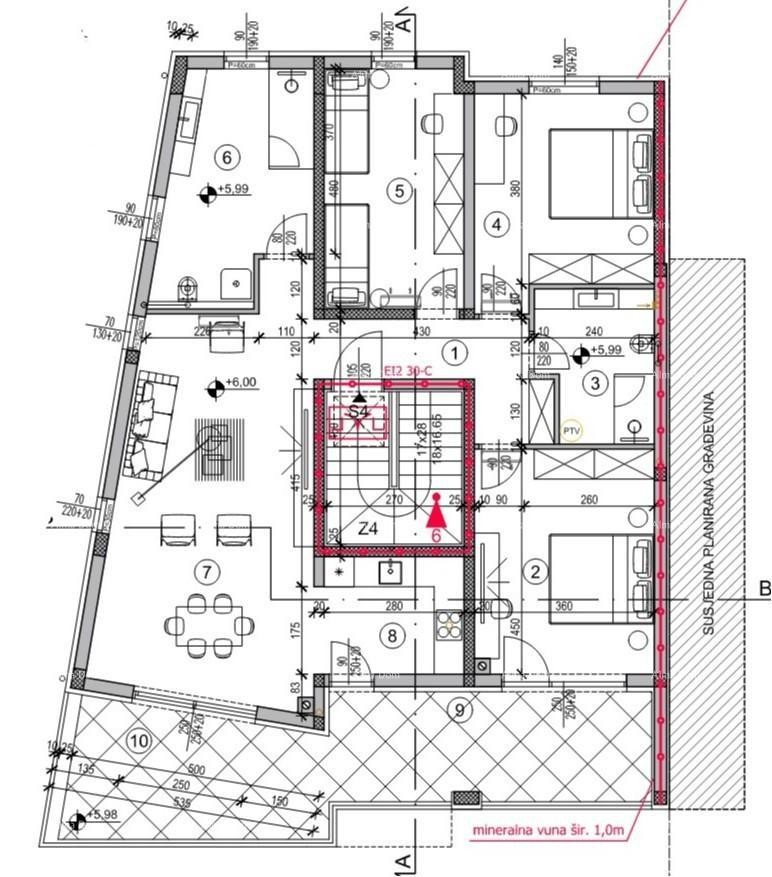 Продажа! Квартира в новостройке с 3 спальнями и двумя парковочными местами, Пула, Вальдебек! S4 12