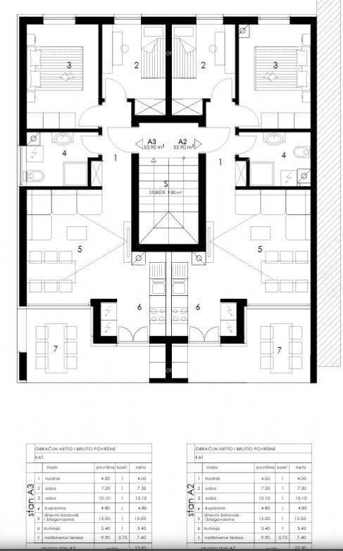 Prodaja stanov v novem stanovanjskem projektu, Pula. Valmade. 5