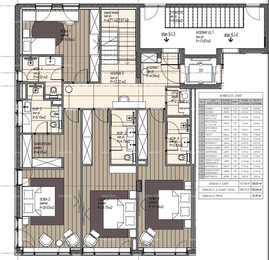 Rovinj – Modern Four-Room Apartment in New Construction, Close to the Sea 20