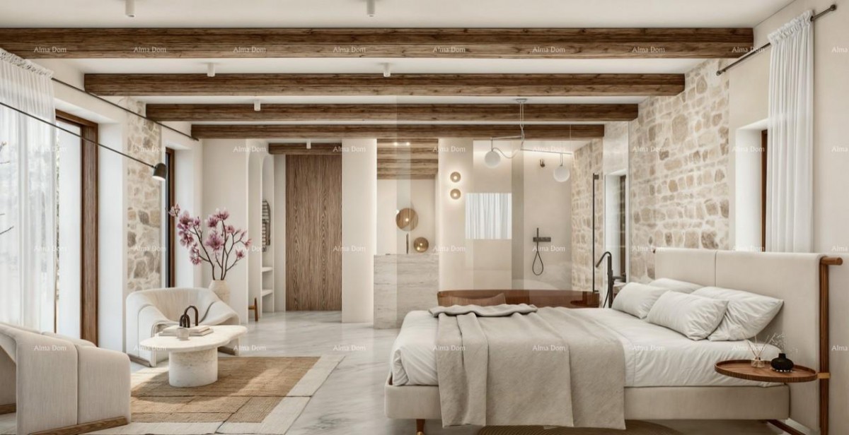 Каменная далматинская вилла в старом центре - идеальная инвестиционная возможность - Супетар! 4