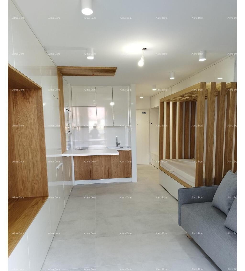 Недавно отремонтированная однокомнатная квартира, Новиград, 350 м от моря 3