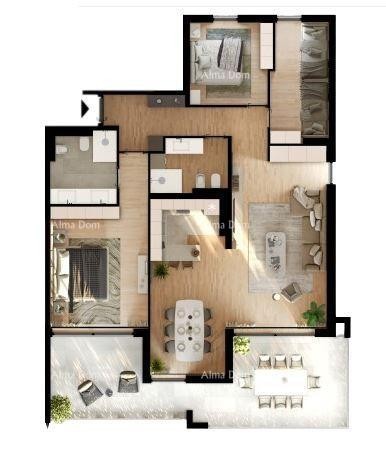 UMAG! Appartamento moderno in un complesso residenziale di alta qualità vicino al mare, S48 10