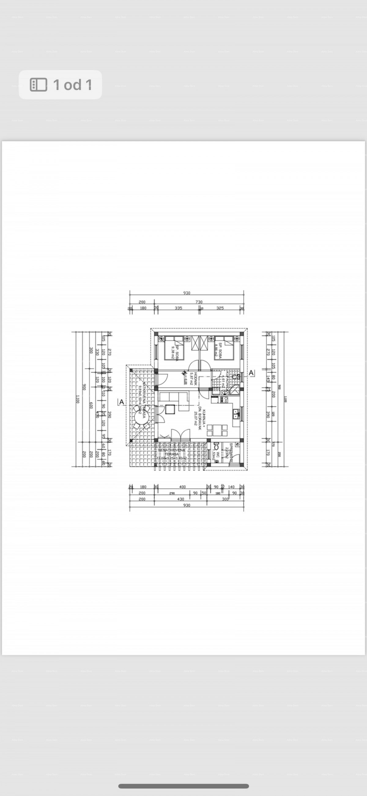 House in shell construction phase with a pool – a quiet location for the perfect family home or vacation. 16