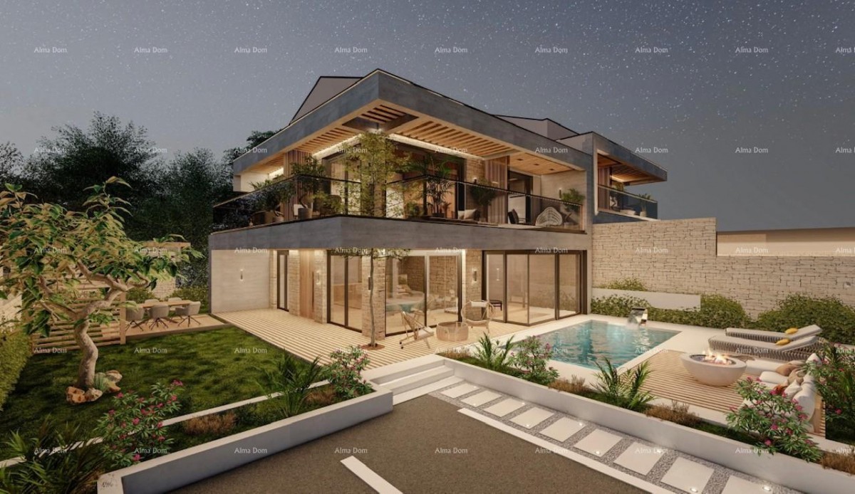 Modern villas for sale in a wonderful residential area, Umag V3 4