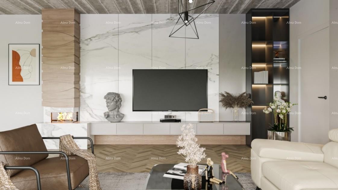 Prodaja građevinske parcele s građevinskom dozvolom za izgradnju moderne obiteljske kuće, blizina Barbana! 4