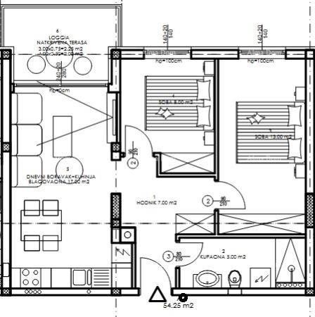 Продажа - квартира в новом жилом проекте, Пула, Вели Врх! 1