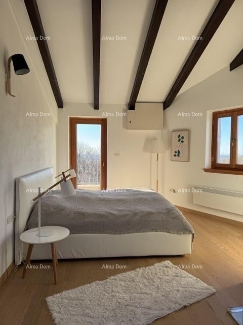 Casa Mediterranea con piscina e vista mare, Raša 5