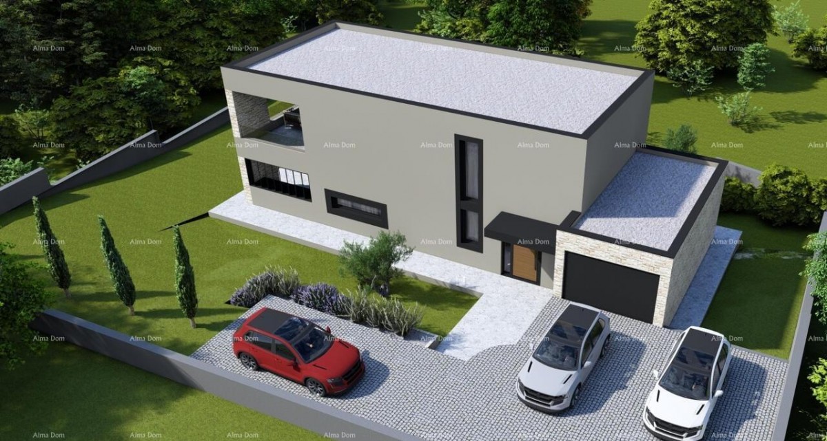 Građevinsko zemljišče z idejnim projektom – Poreč, Žbandaj, 963 m² 1