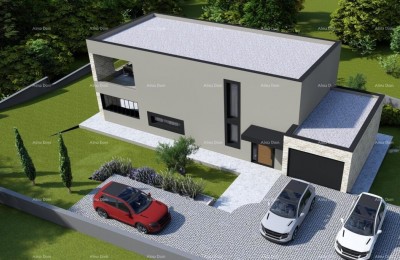Građevinsko zemljišče z idejnim projektom – Poreč, Žbandaj, 963 m²