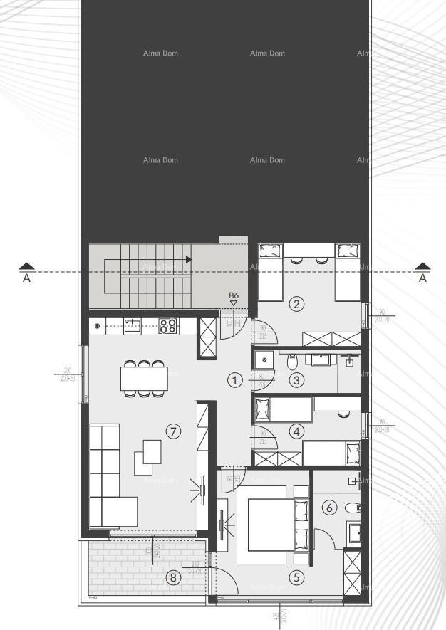 Продажа квартир в современной новостройке с бассейном, Фажана! 9