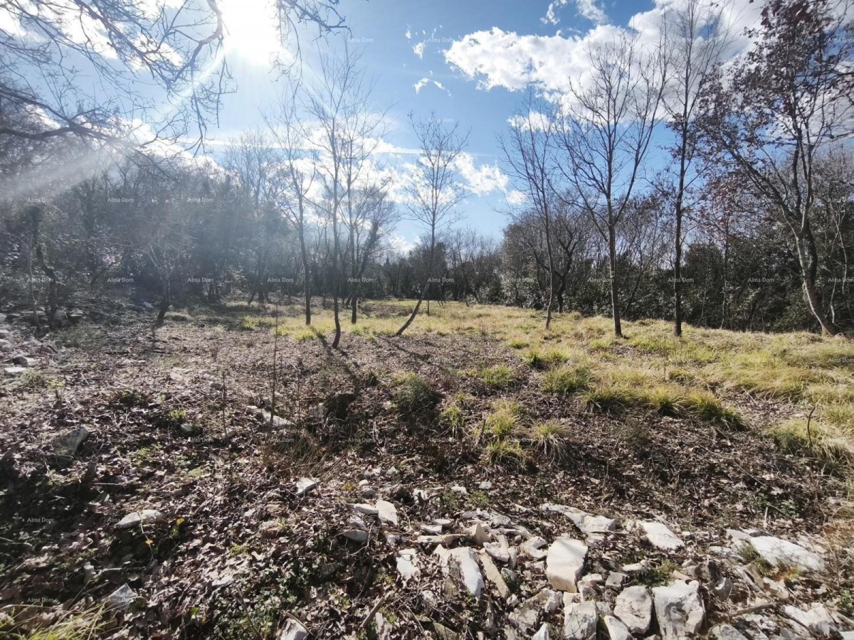 Buje – terreno edificabile di 1.086 m² con vista mare 2