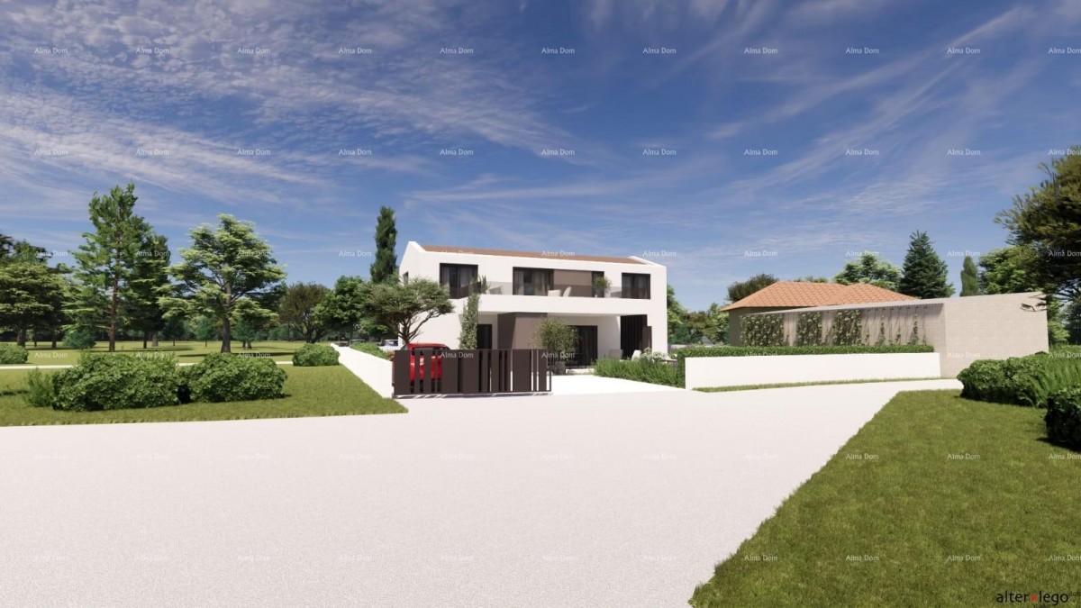 Vendita di terreni con permesso di costruzione e progetto, nei dintorni di Vodnjan! 13