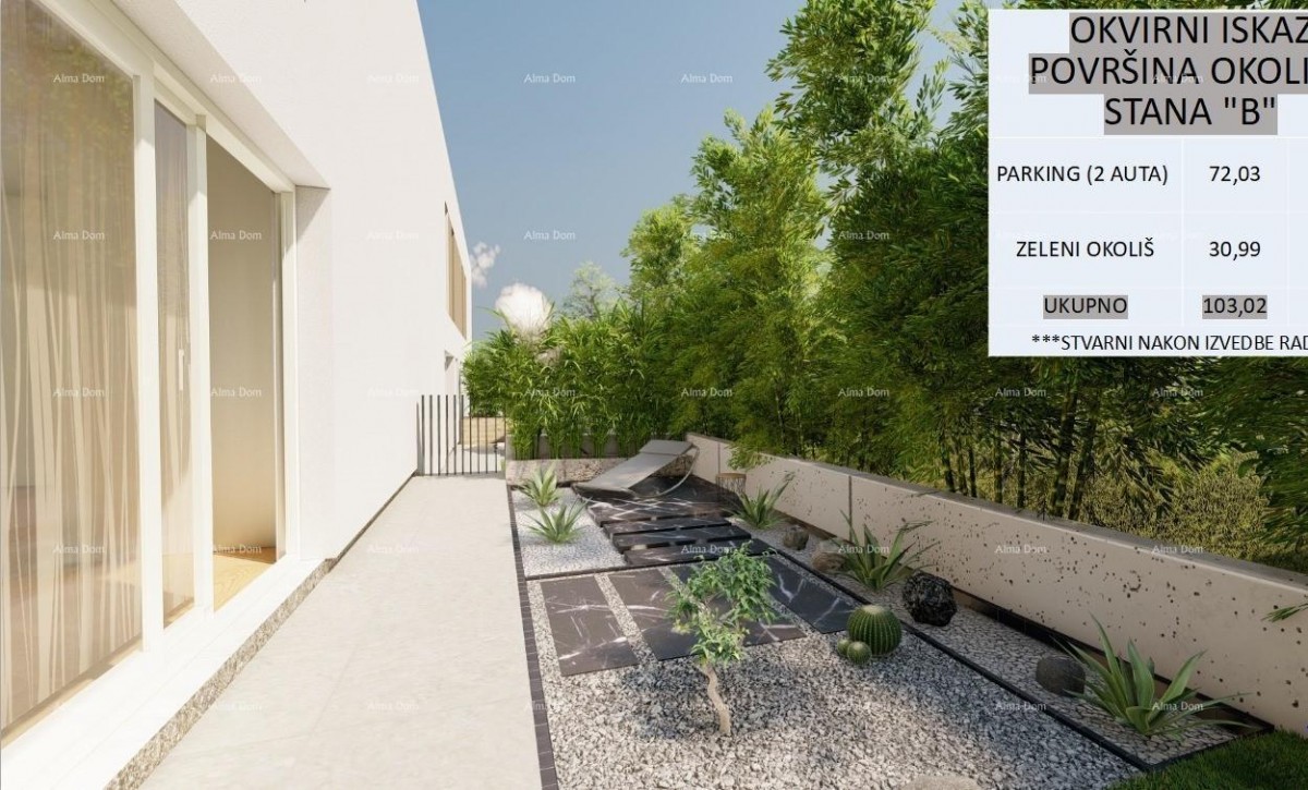 ПОРЕЧ - Современный двухквартирный дом с собственной зеленью (Дом B) 10