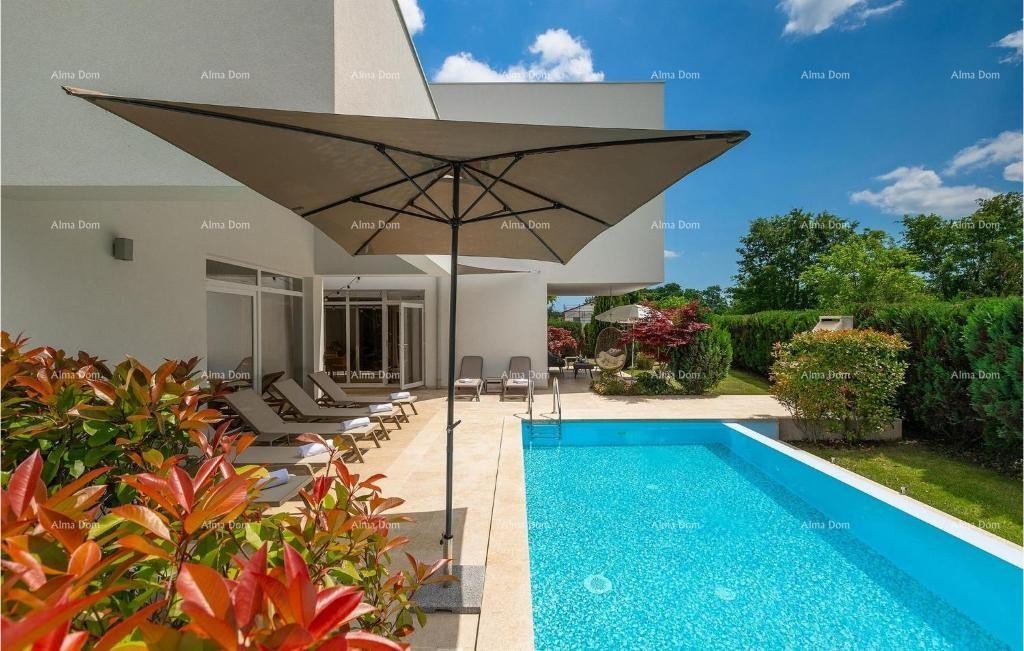 Žminj. Izuzetna moderna vila, okružena netaknutom prirodom. 1