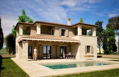 Дом с бассейном и видом на море, Каштелир