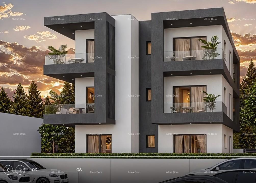 PREMANTURA - prostrani stan z bazenom, 500 m do mora  (102) 9